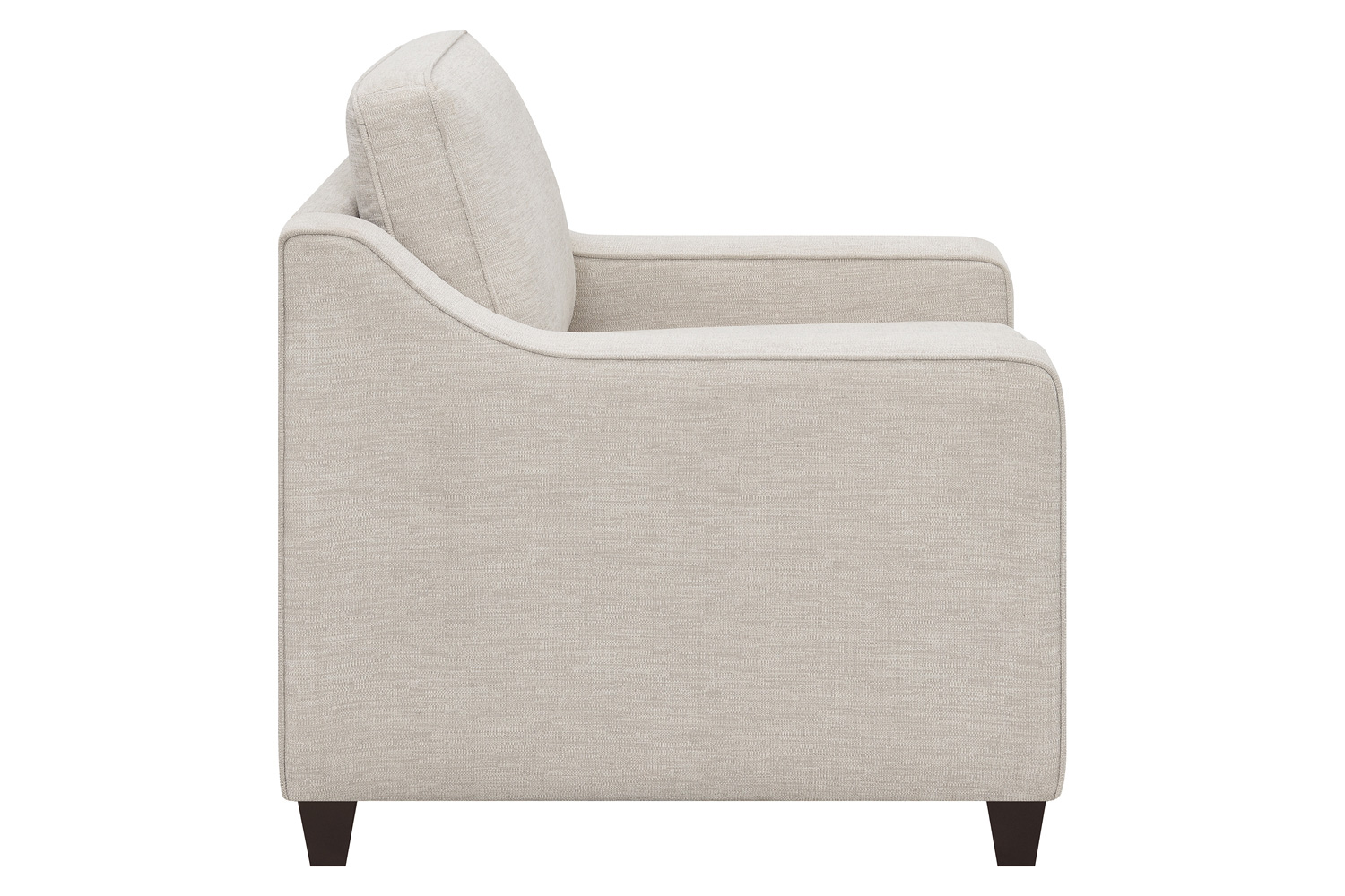 Coaster™ Christine Upholstered Cushion Back Chair - Beige