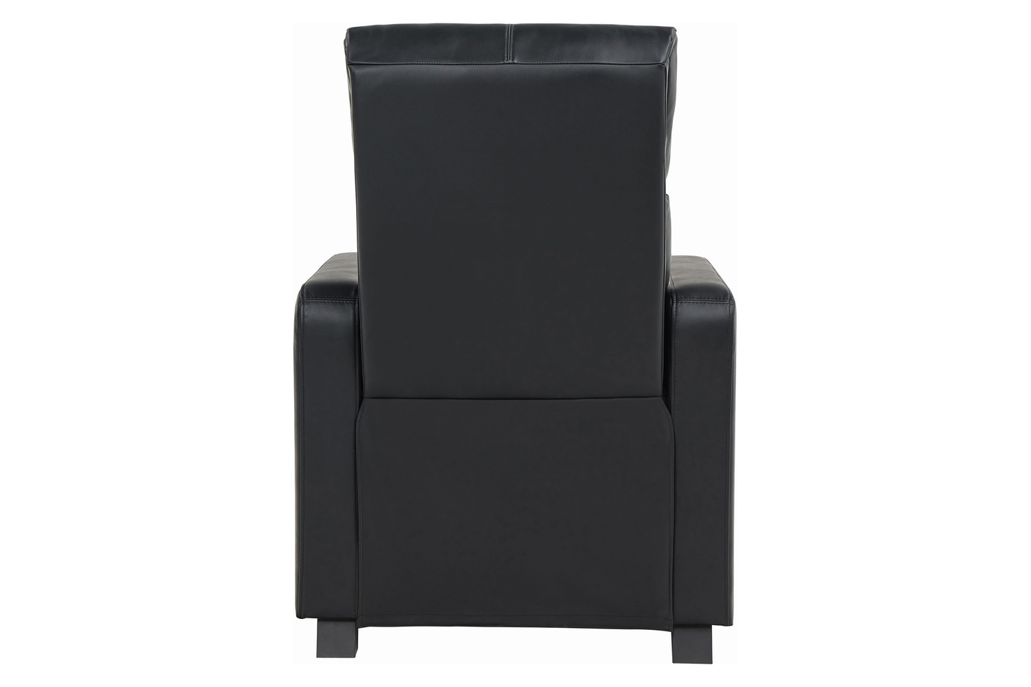 Coaster - Toohey Home Theater Push Back Recliner in Black