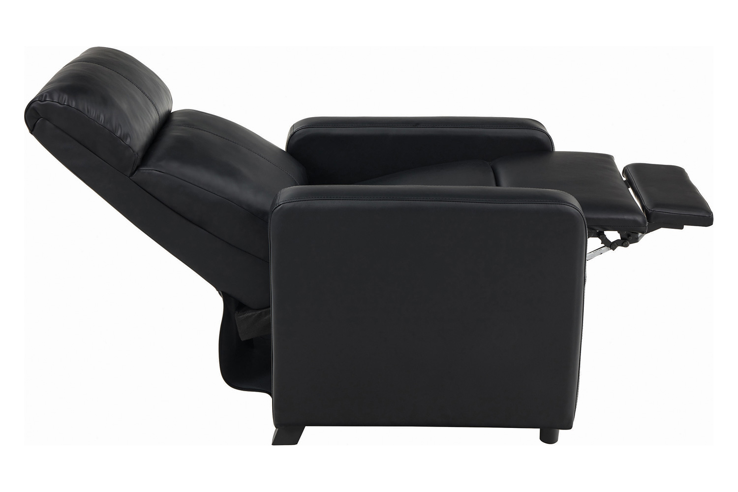 Coaster - Toohey Home Theater Push Back Recliner in Black