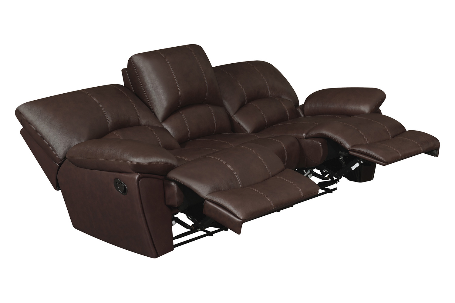 Coaster - Clifford Pillow Top Arm Motion Sofa in Chocolate