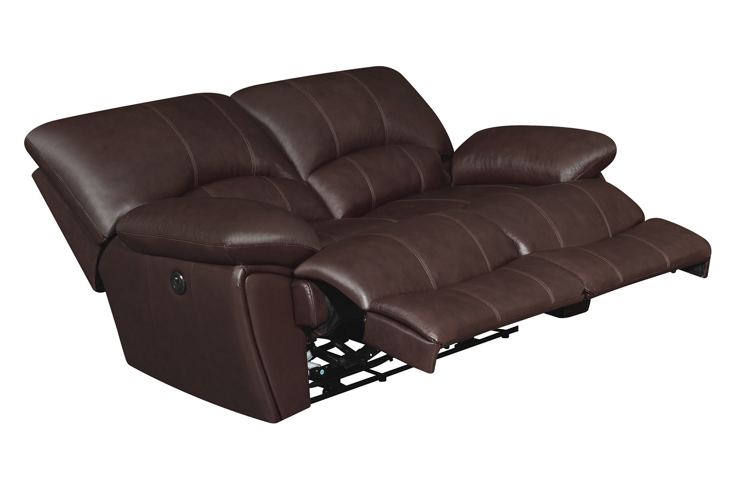 Coaster - Clifford Pillow Top Arm Motion Loveseat in Chocolate