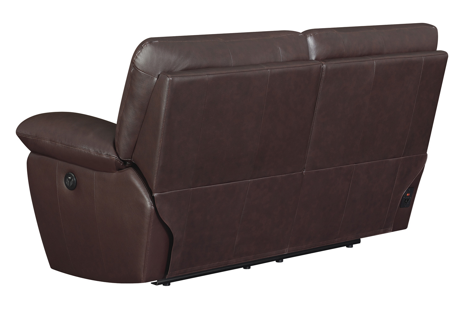 Coaster - Clifford Pillow Top Arm Motion Loveseat in Chocolate