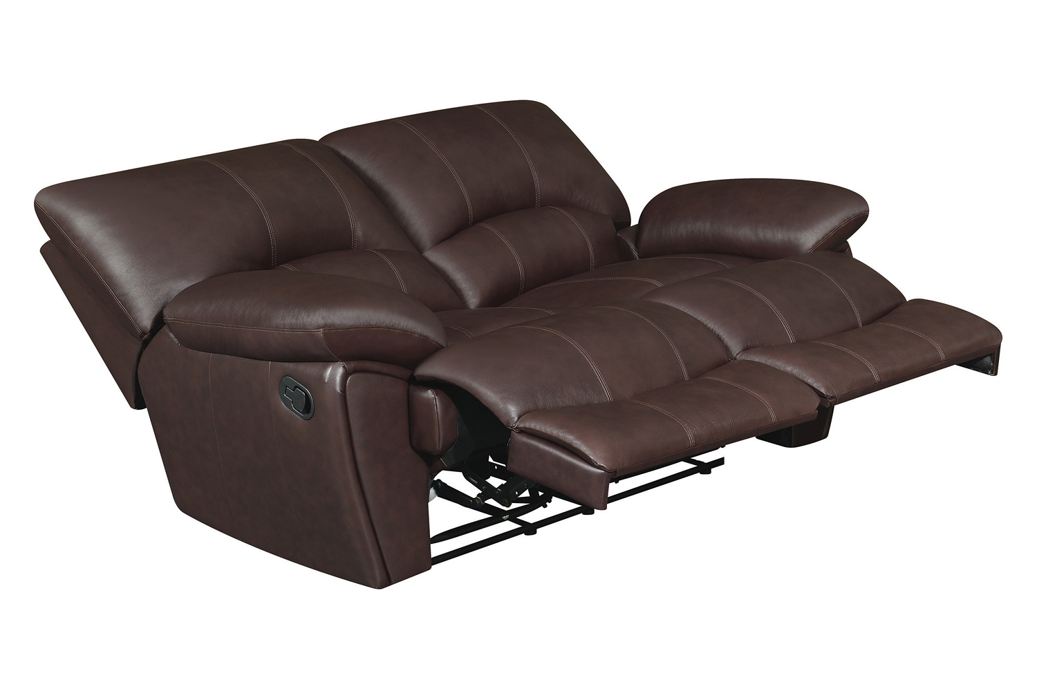 Coaster - Clifford Pillow Top Arm Motion Loveseat in Chocolate