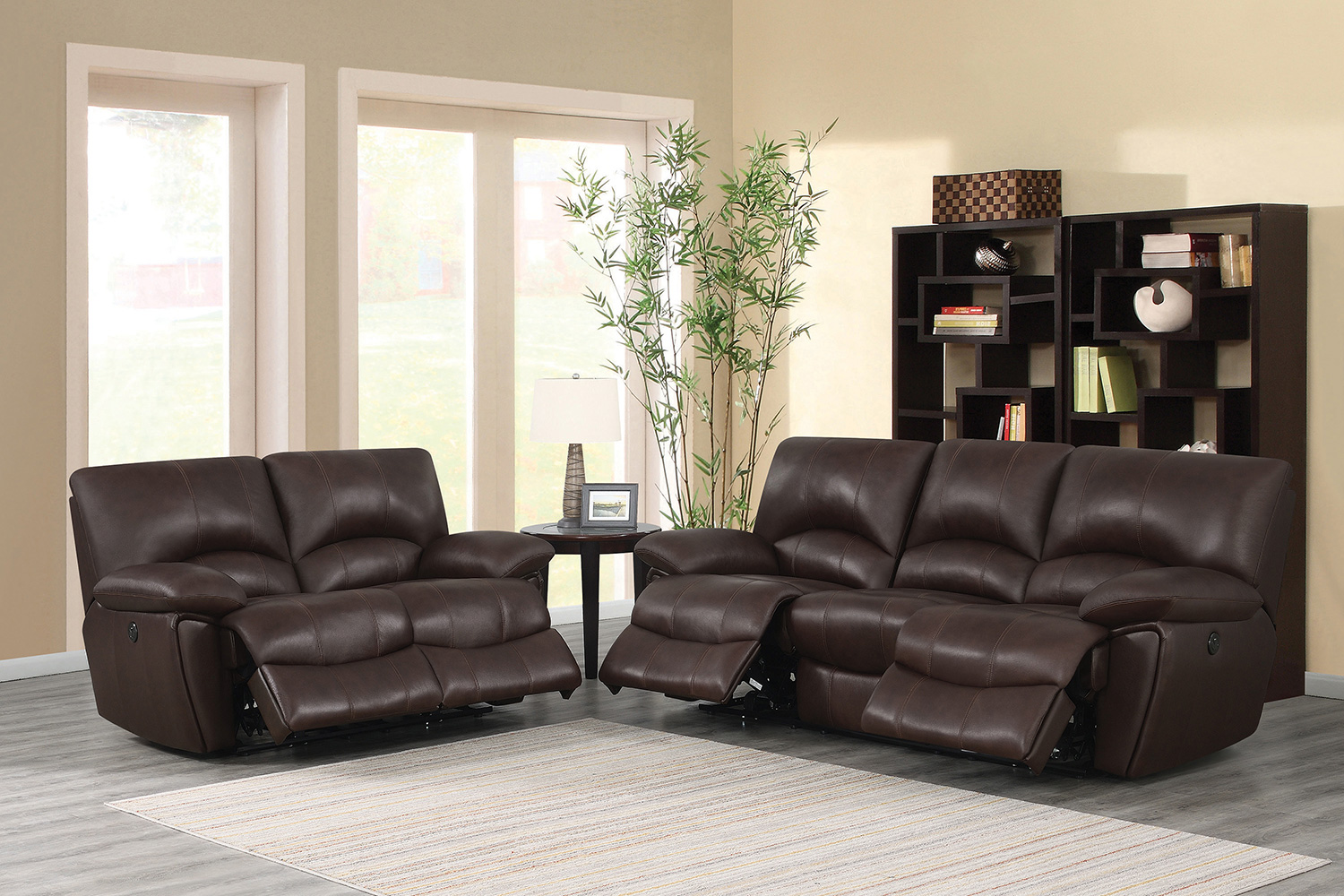 Coaster - Clifford Pillow Top Arm Motion Loveseat in Chocolate