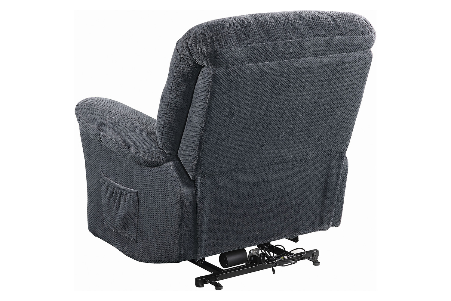 Coaster™ Upholstered Power Lift Recliner - Charcoal