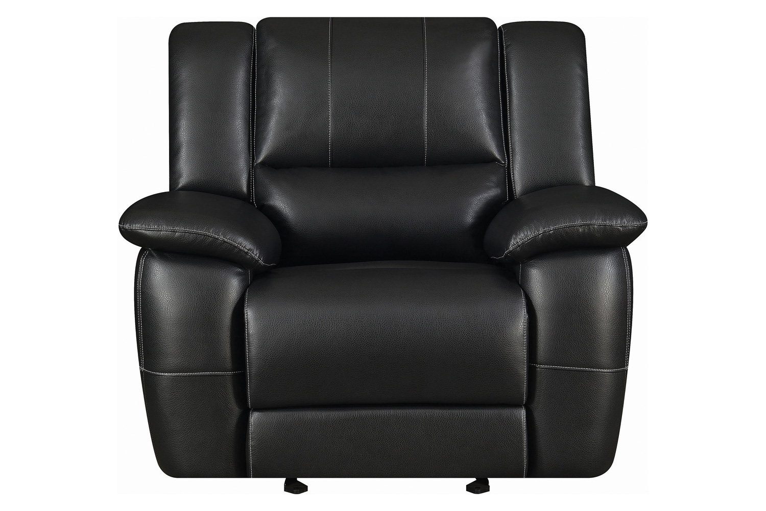 Coaster™ Lee Rolled Back Glider Recliner - Black