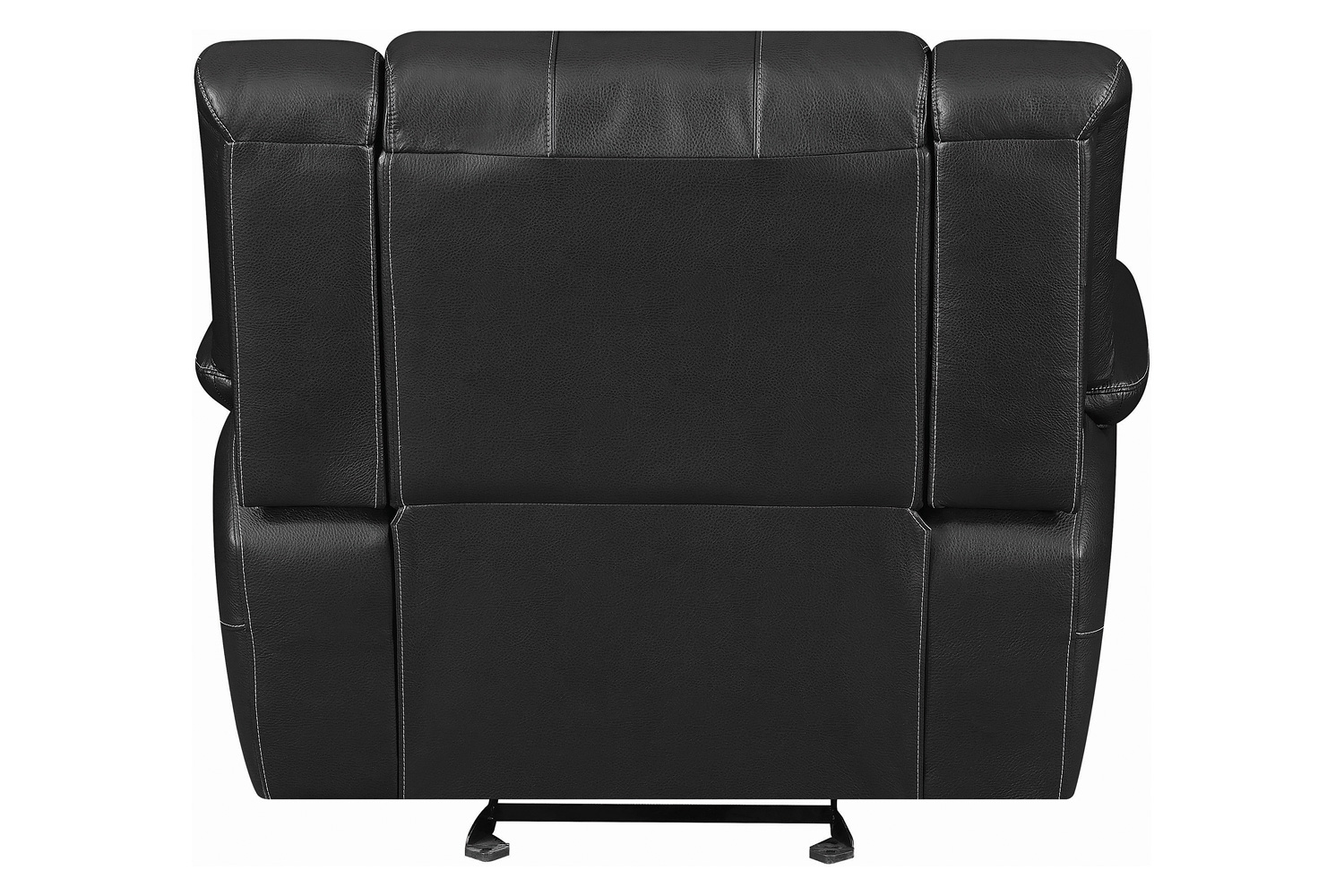 Coaster™ Lee Rolled Back Glider Recliner - Black