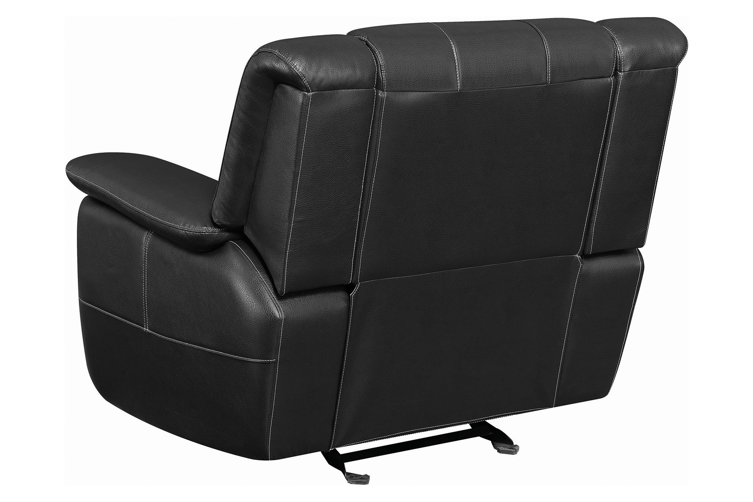 Coaster™ Lee Rolled Back Glider Recliner - Black