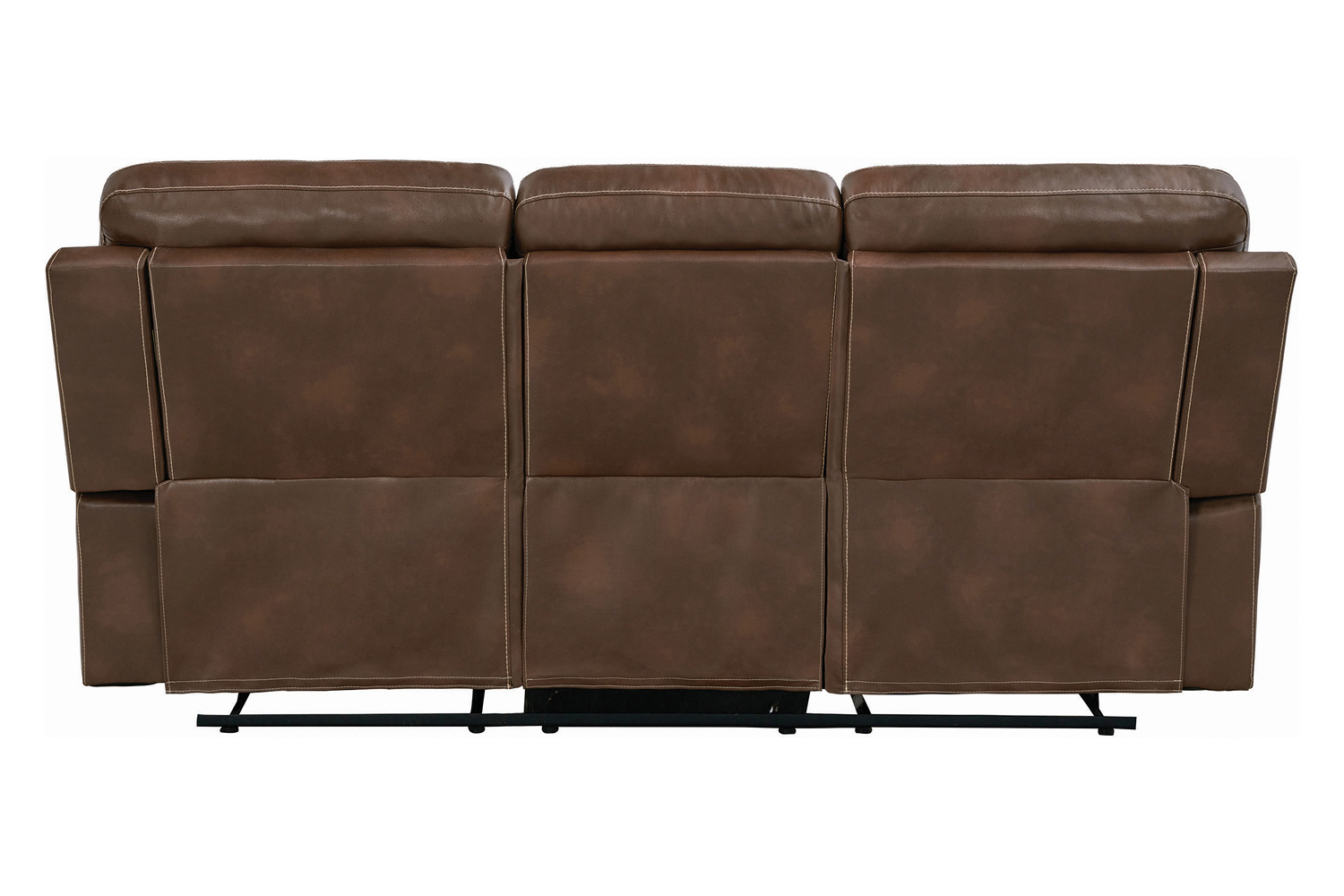 Coaster - Damiano Button Tufted Motion Sofa in Tri-Tone Brown