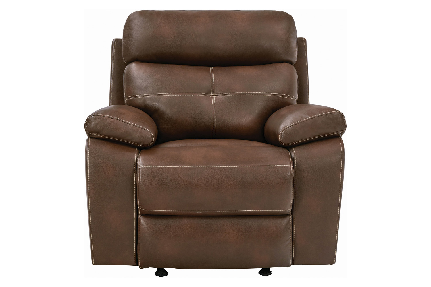 Coaster™ Damiano Upholstered Glider Recliner - Tri-Tone Brown