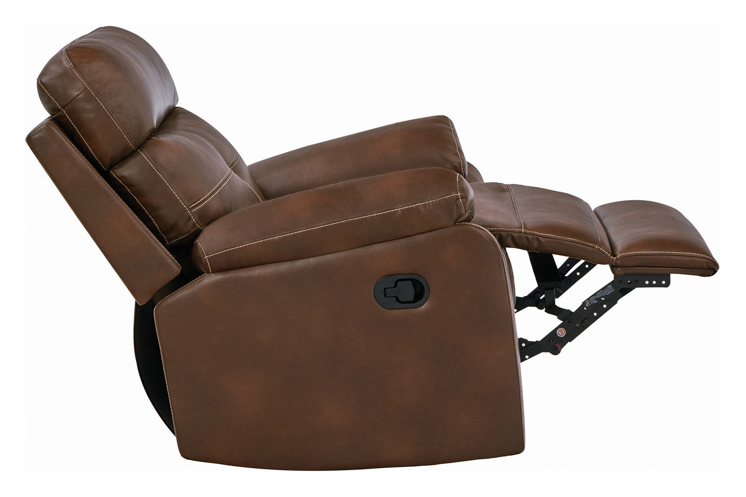 Coaster™ Damiano Upholstered Glider Recliner - Tri-Tone Brown