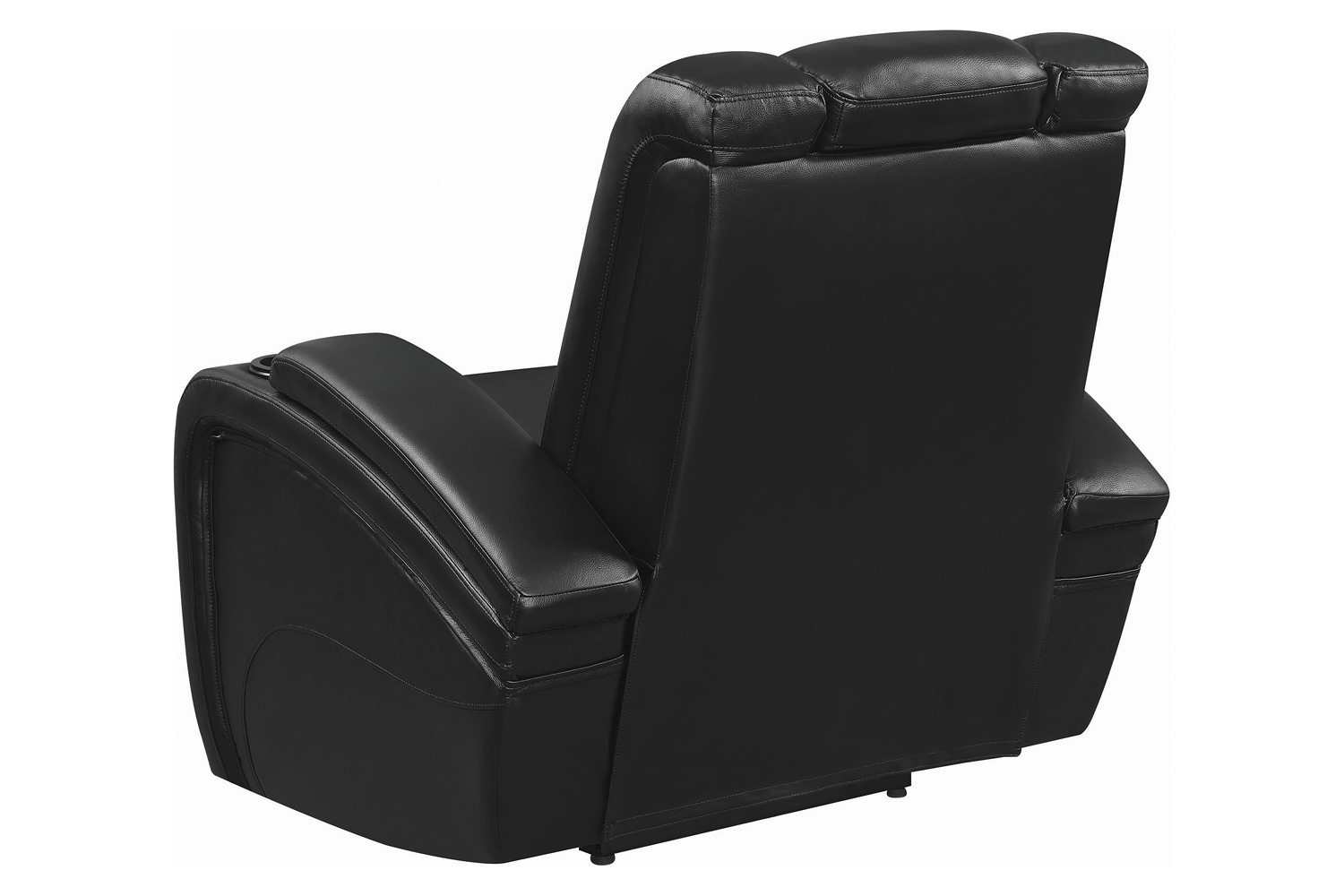 Coaster™ Delange Power Recliner With Headrest - Black