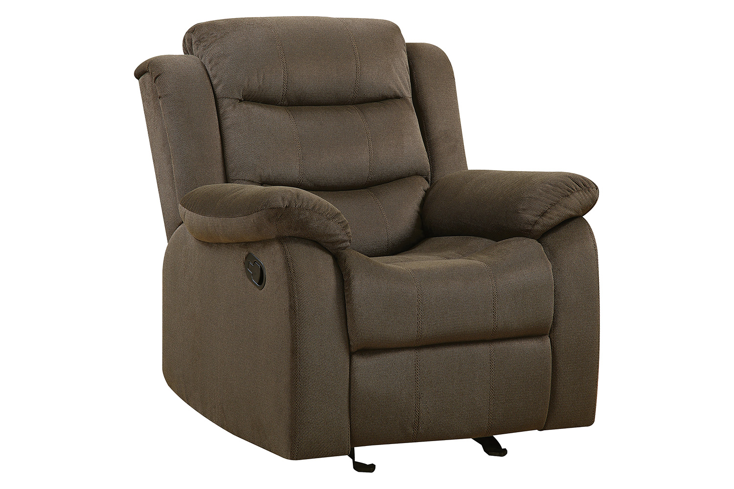 Coaster - Rodman Pillow Top Arm Motion Sofa in Olive Brown