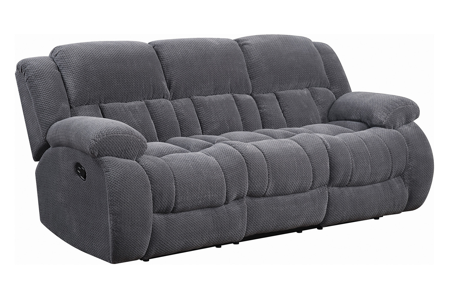 Coaster Weissman Pillow Top Arm Motion Sofa - Charcoal