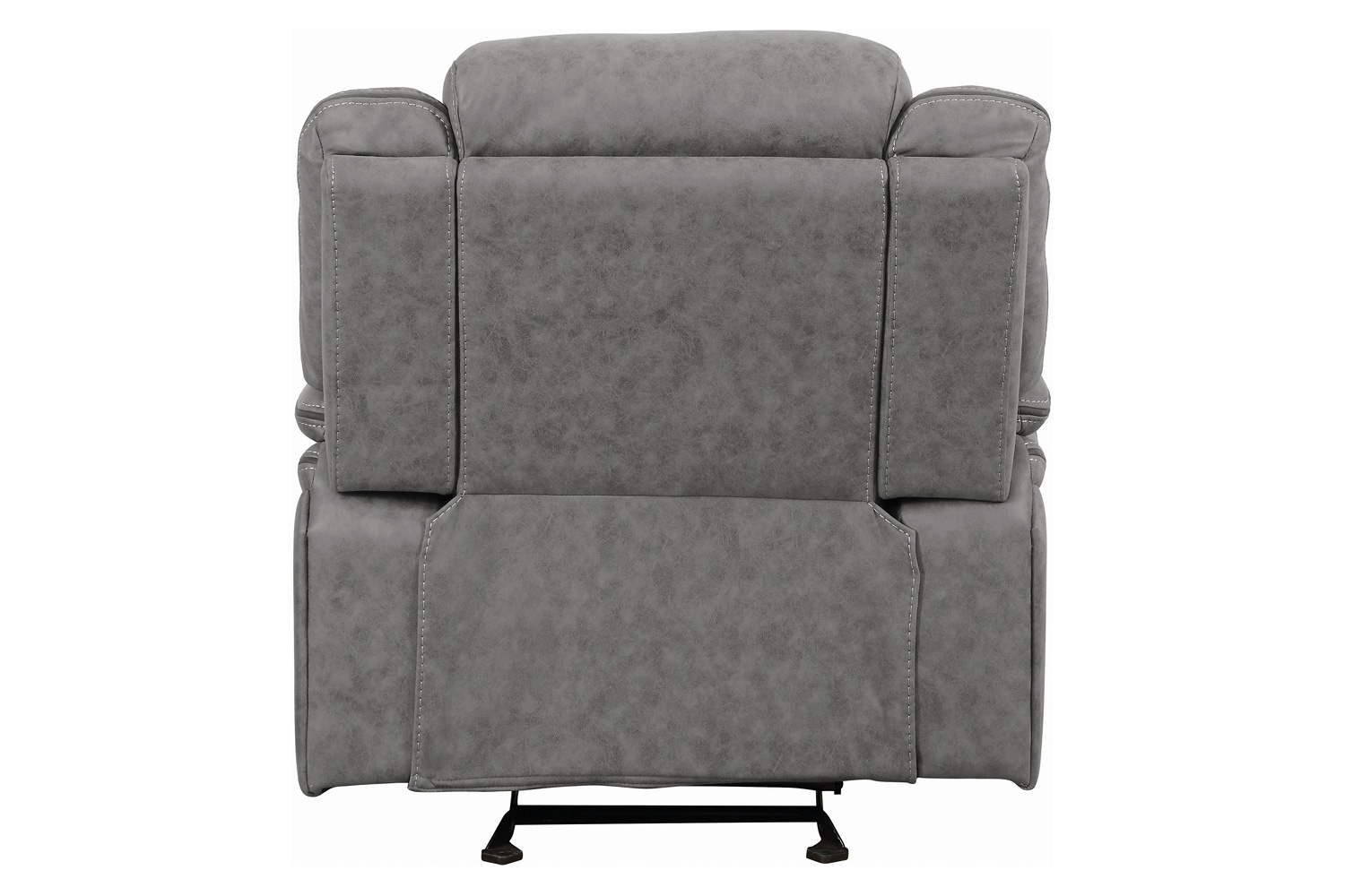 Coaster™ Higgins Overstuffed Upholstered Glider Recliner - Gray