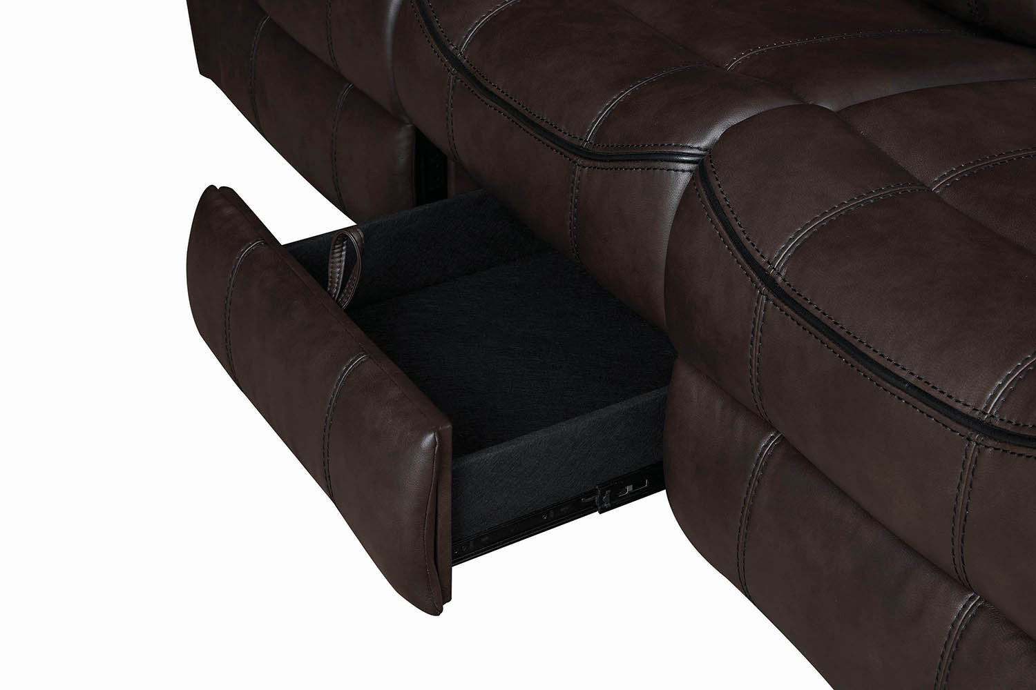 Coaster Sawyer Pillow Top Arm Motion Sofa - Cocoa