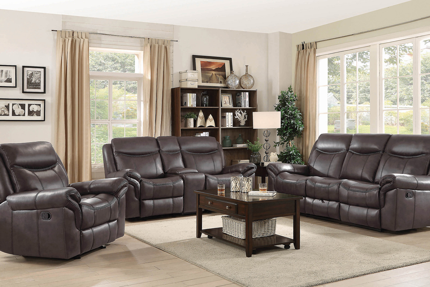 Coaster - Sawyer Upholstered Tufted Living Room Set