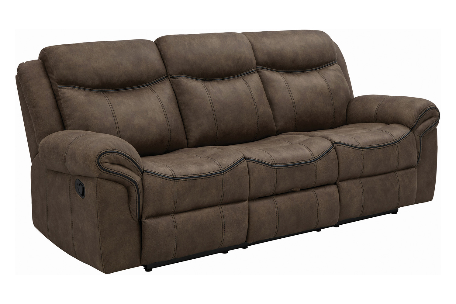 Coaster Sawyer Pillow Top Arm Motion Sofa - Macchiato