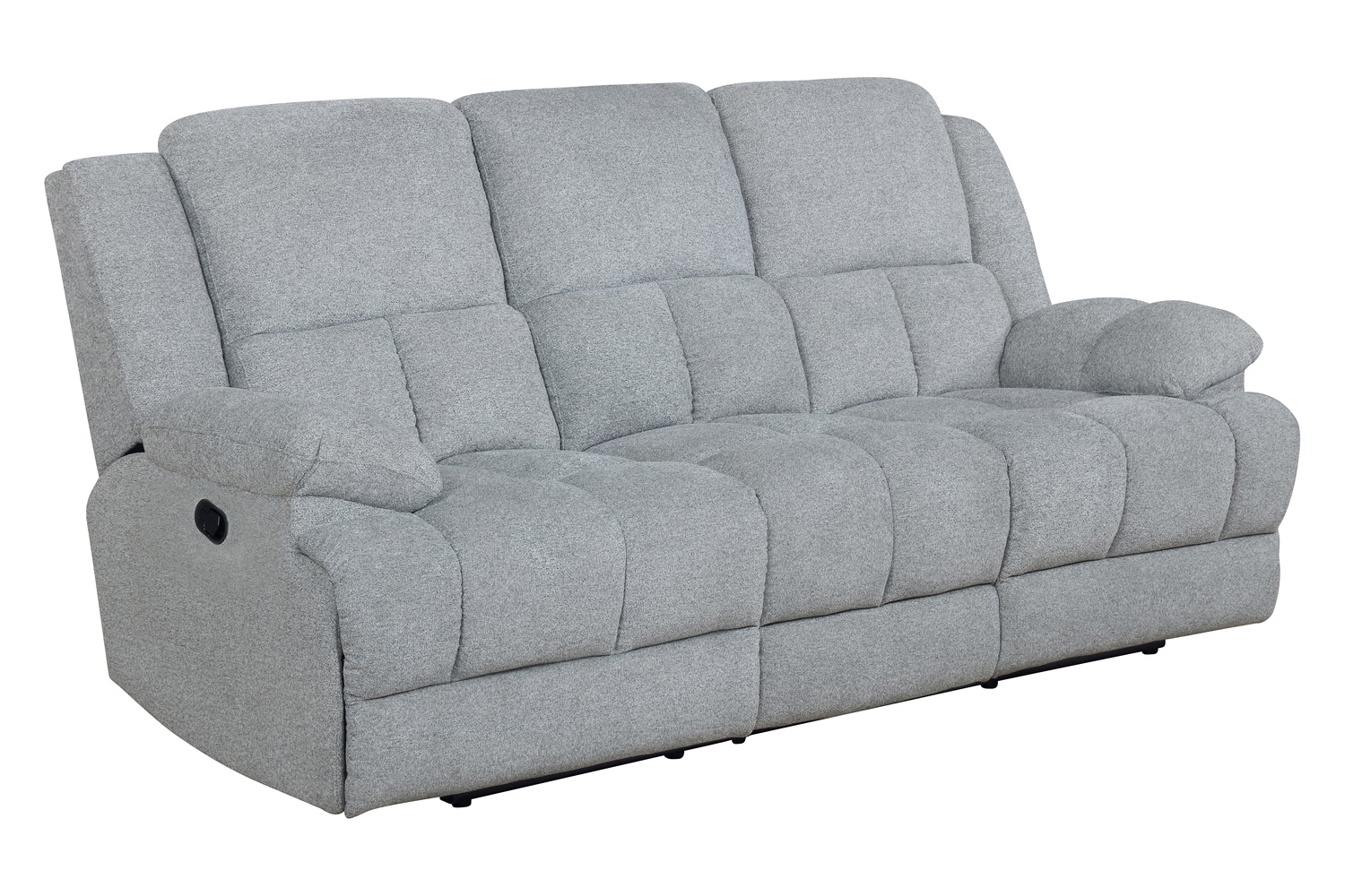 Coaster Waterbury Upholstered Motion Sofa - Gray