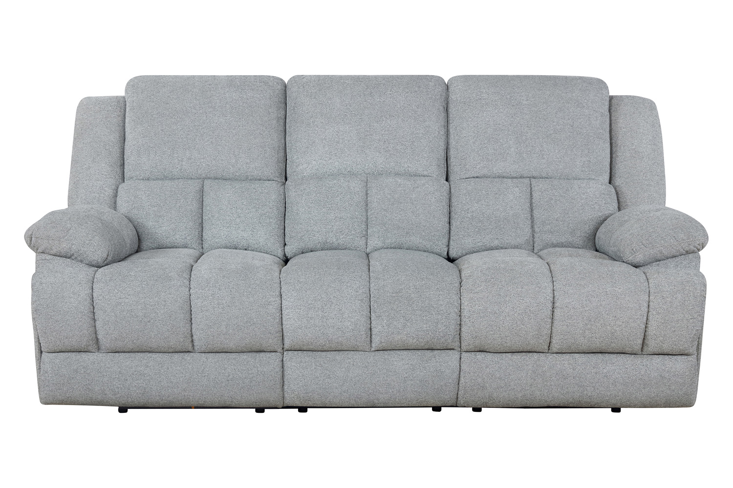 Coaster Waterbury Upholstered Motion Sofa - Gray