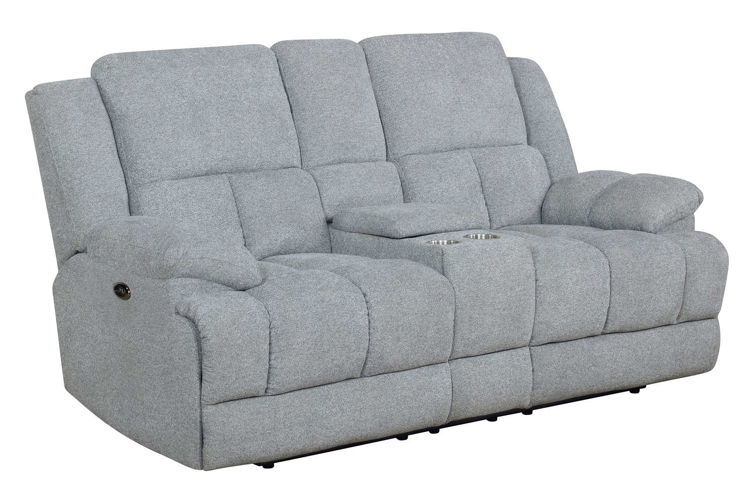 Coaster - Waterbury Upholstered Motion Loveseat with Console