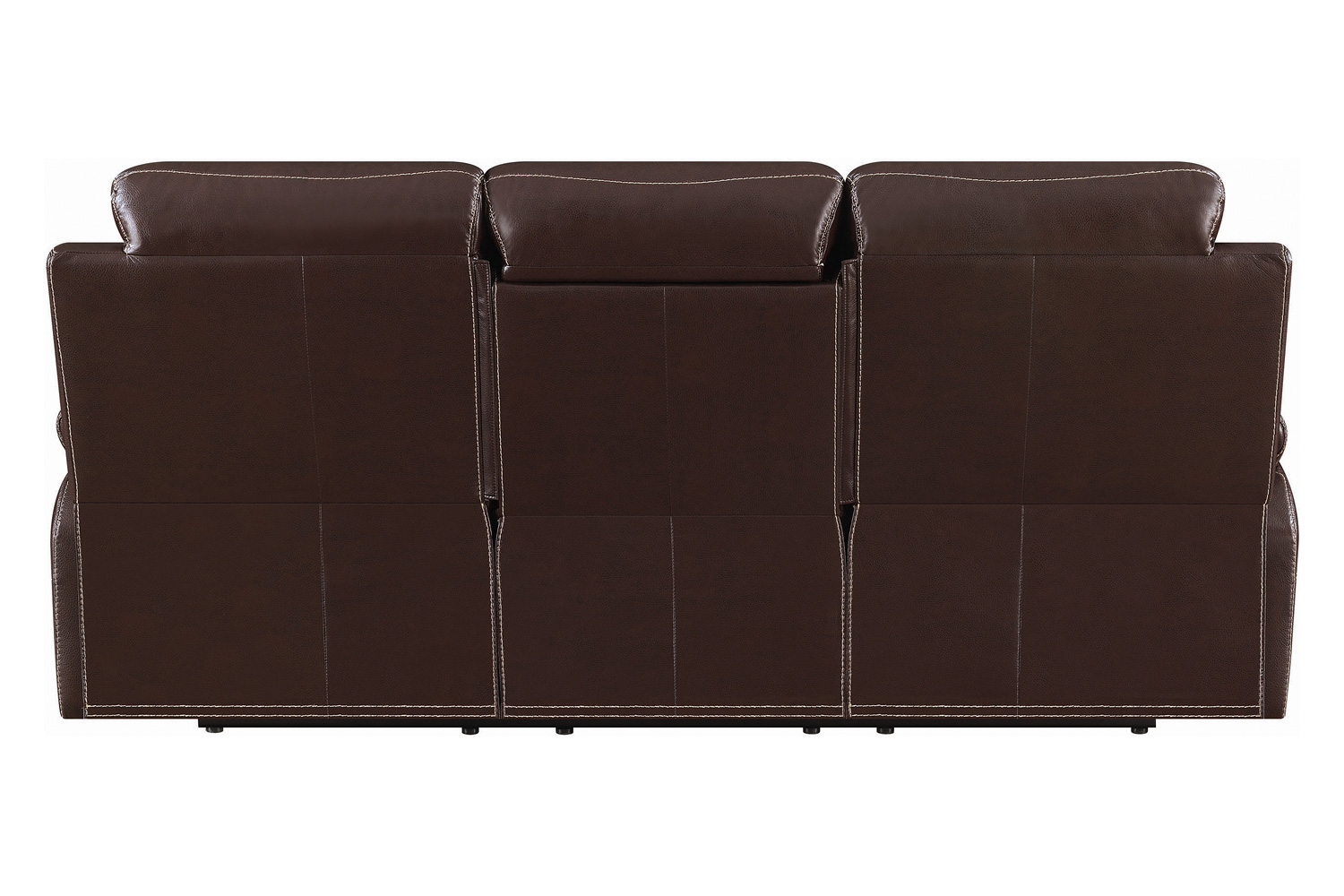 Coaster Myleene Motion Sofa with Drop-Down Table - Chestnut