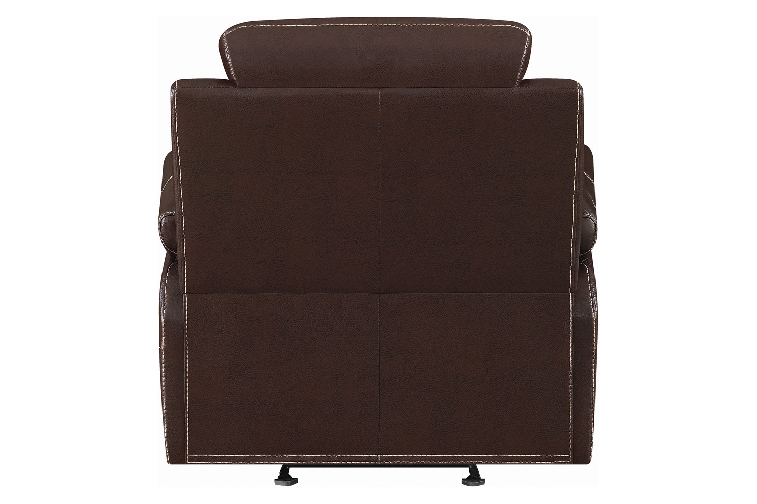 Coaster™ Myleene Pillow Top Arm Glider Recliner - Chestnut