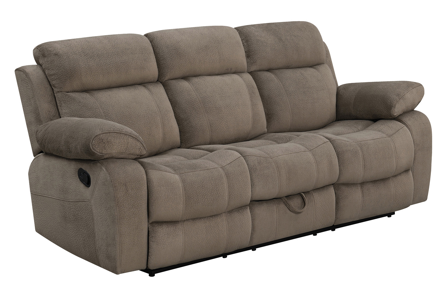 Coaster Myleene Motion Sofa with Drop-Down Table - Mocha