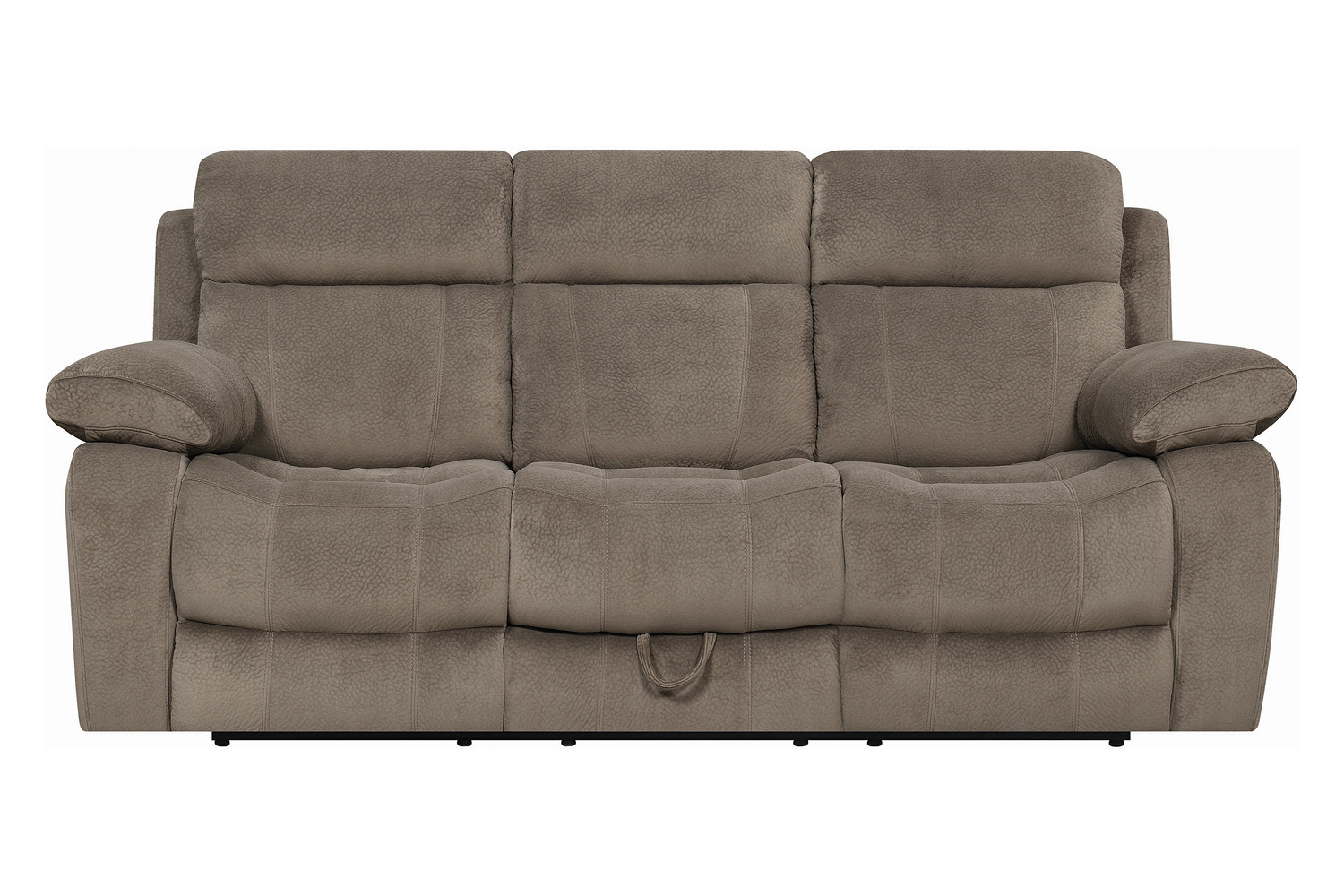 Coaster Myleene Motion Sofa with Drop-Down Table - Mocha