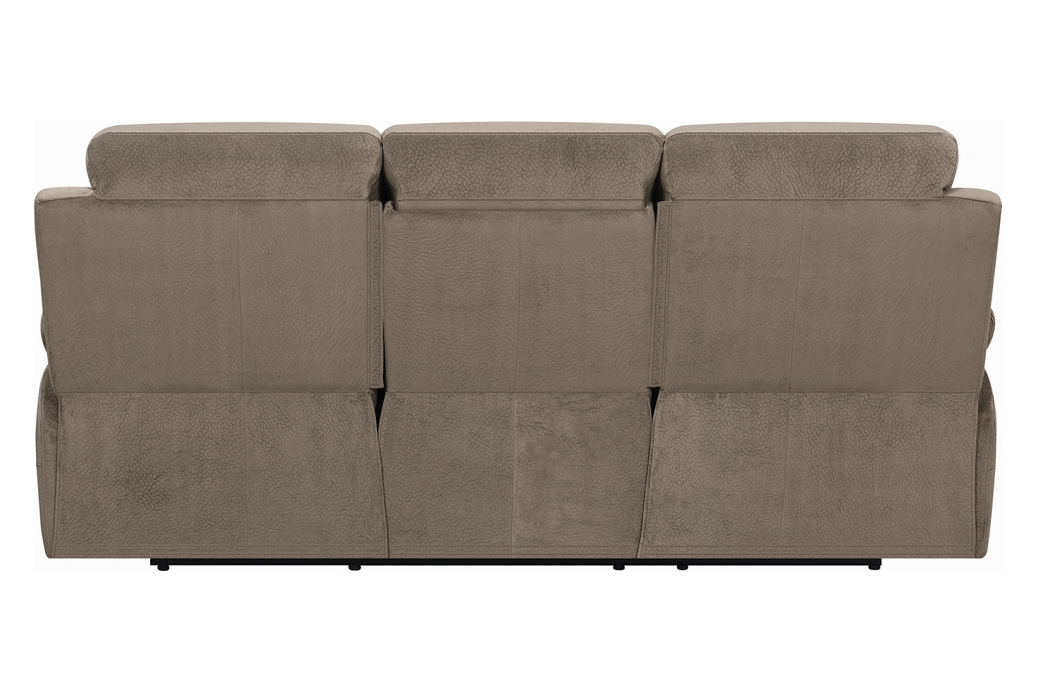 Coaster Myleene Motion Sofa with Drop-Down Table - Mocha