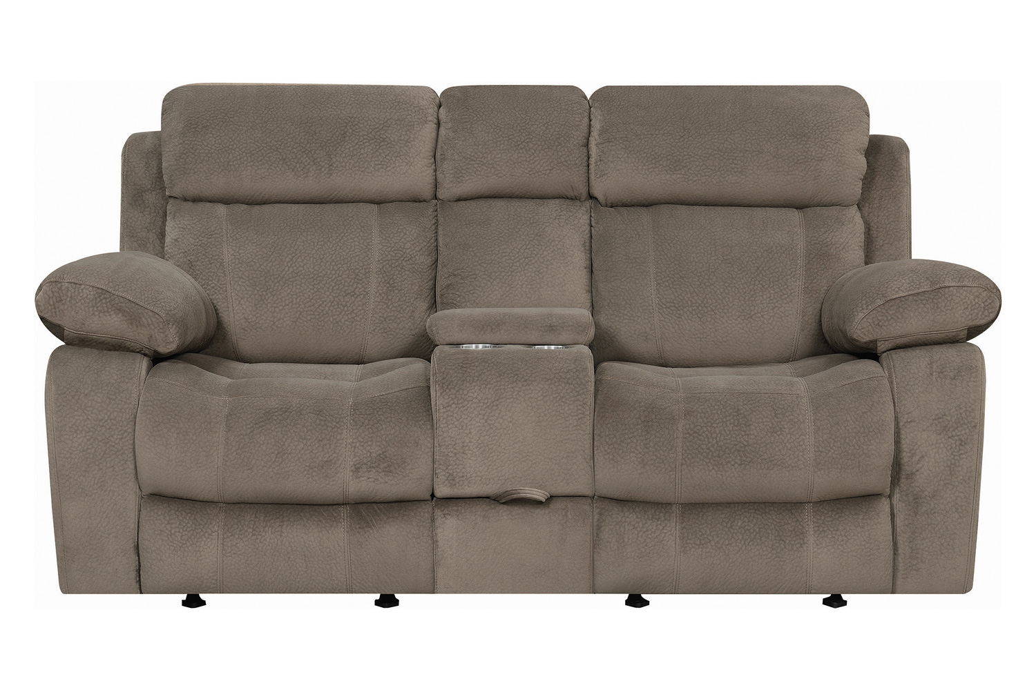 Coaster - Myleene Glider Loveseat with Console