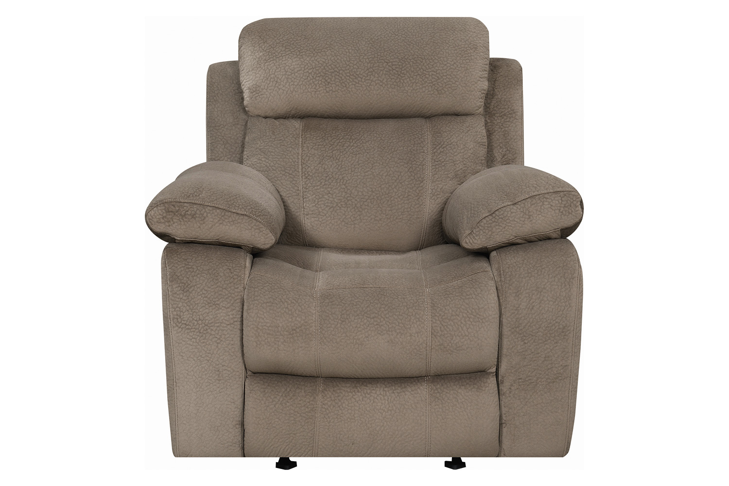 Coaster™ Myleene Pillow Top Arm Glider Recliner - Mocha