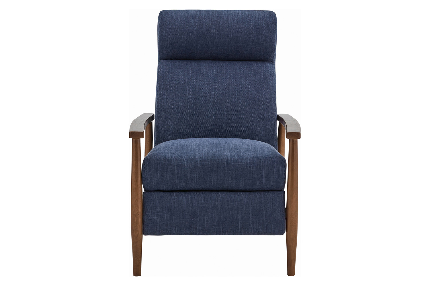 Coaster™ Upholstered Push-Back Recliner - Navy Blue