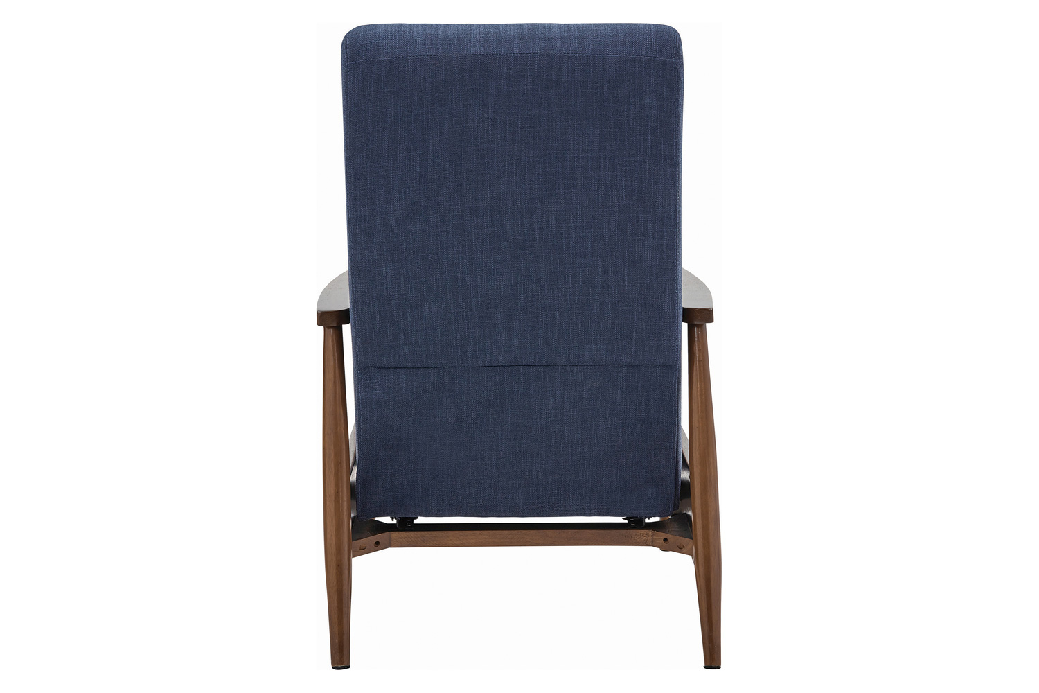 Coaster™ Upholstered Push-Back Recliner - Navy Blue