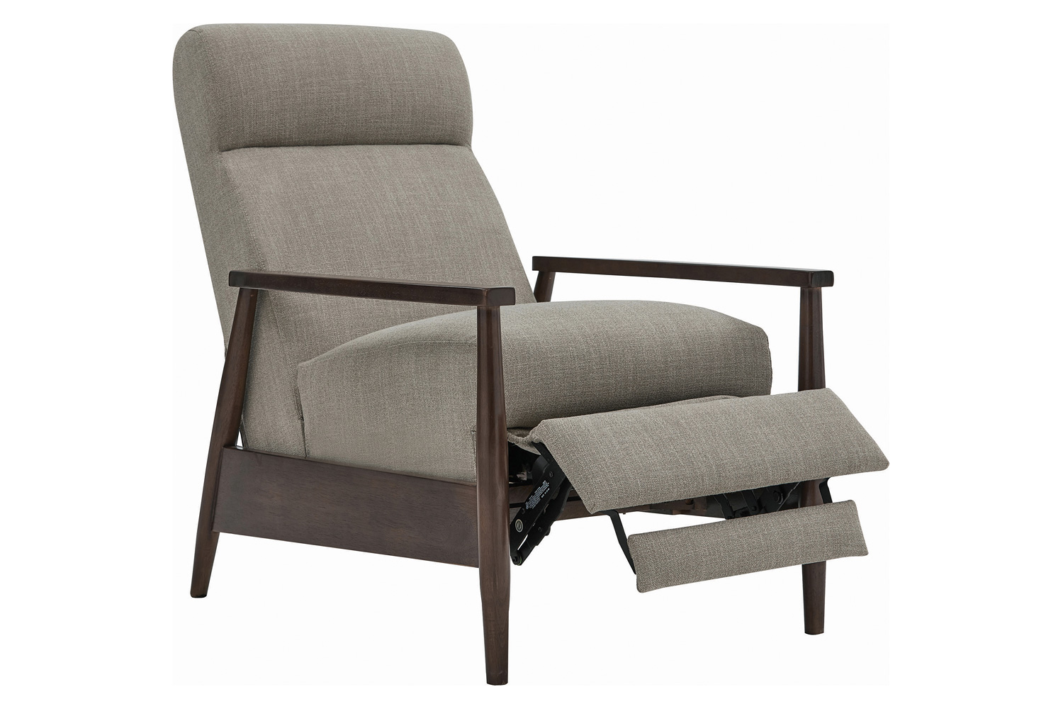 Coaster™ Upholstered Push-Back Recliner - Cream