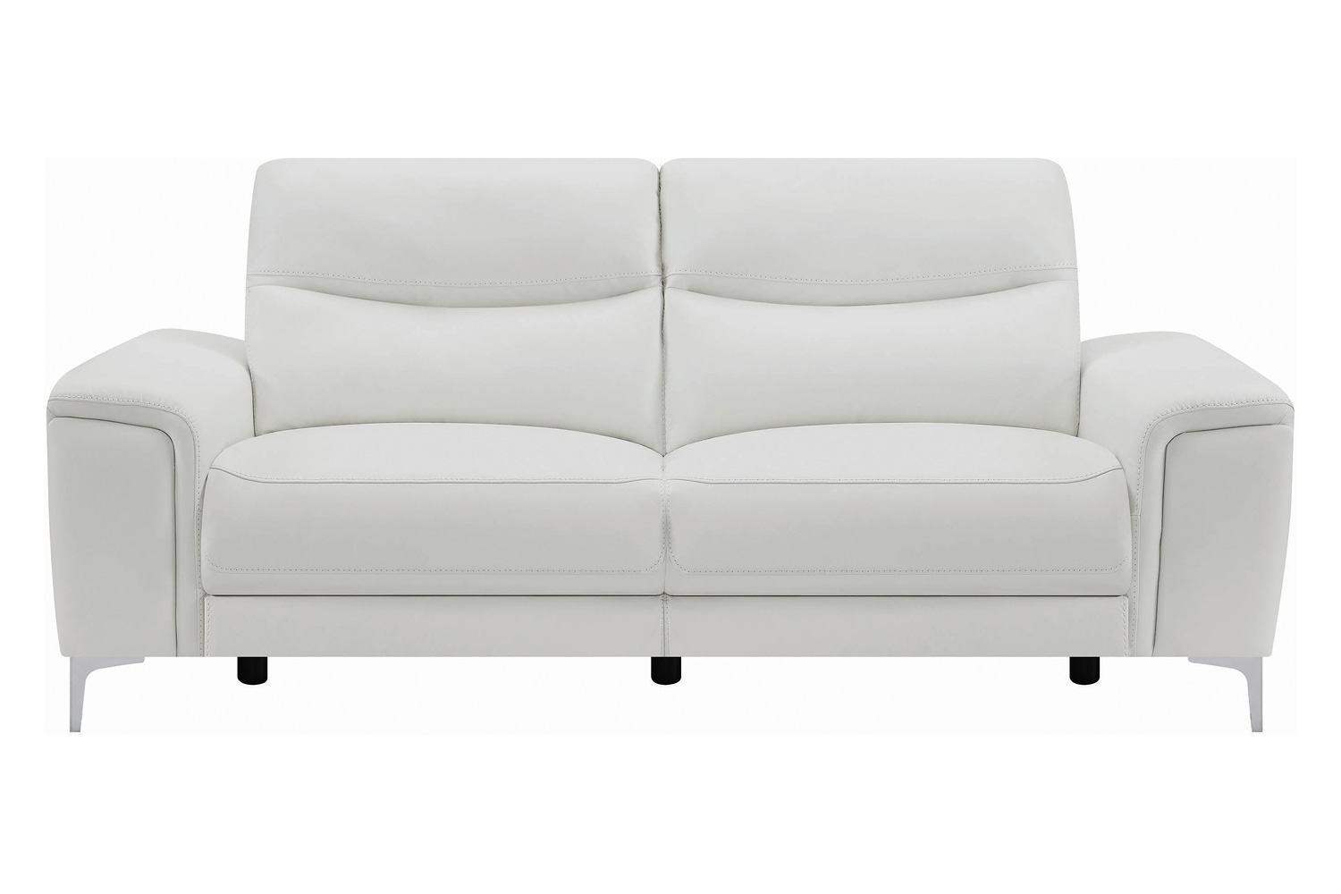 Coaster - Largo Upholstered Power Sofa in White