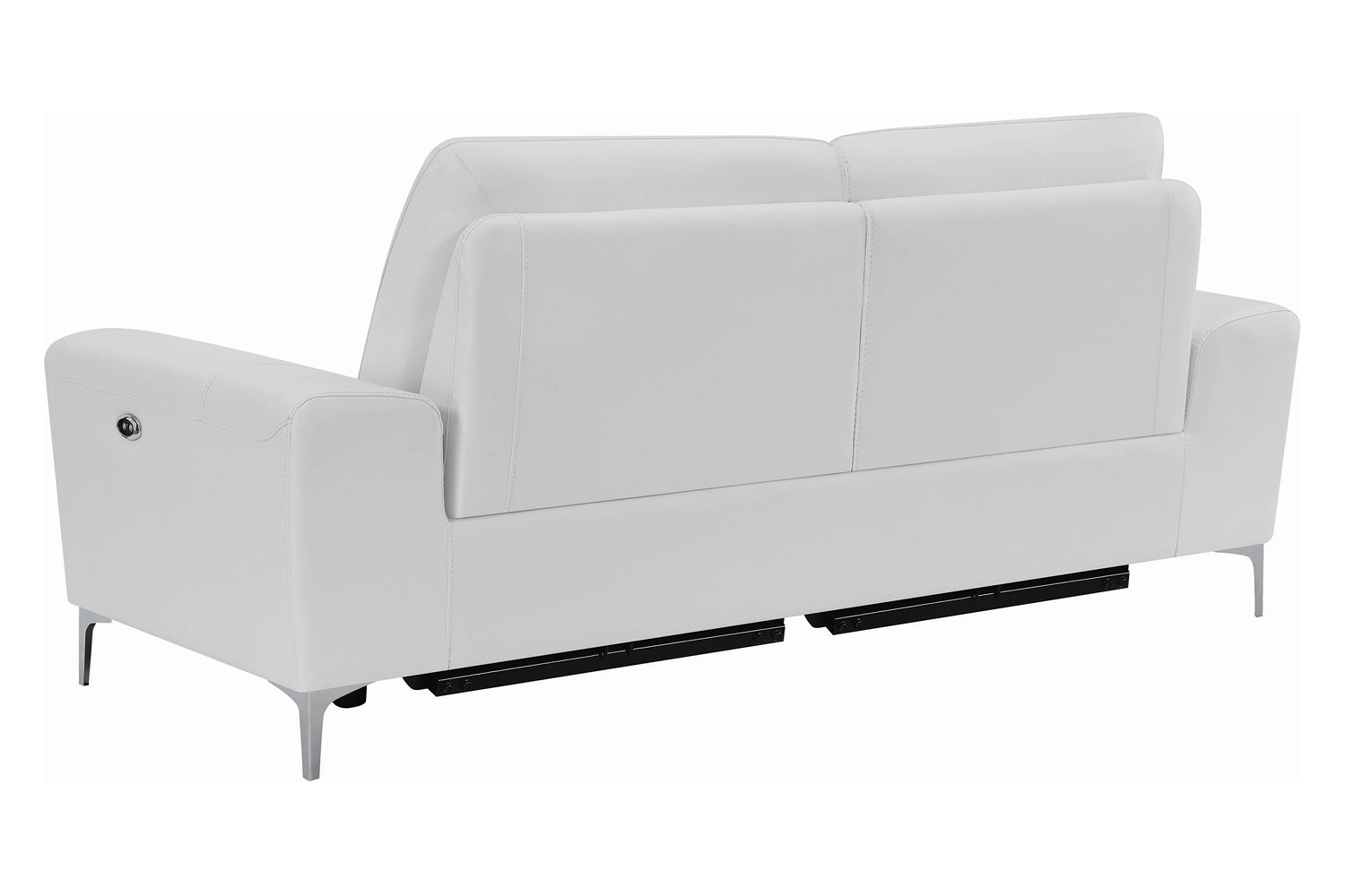 Coaster - Largo Upholstered Power Sofa in White