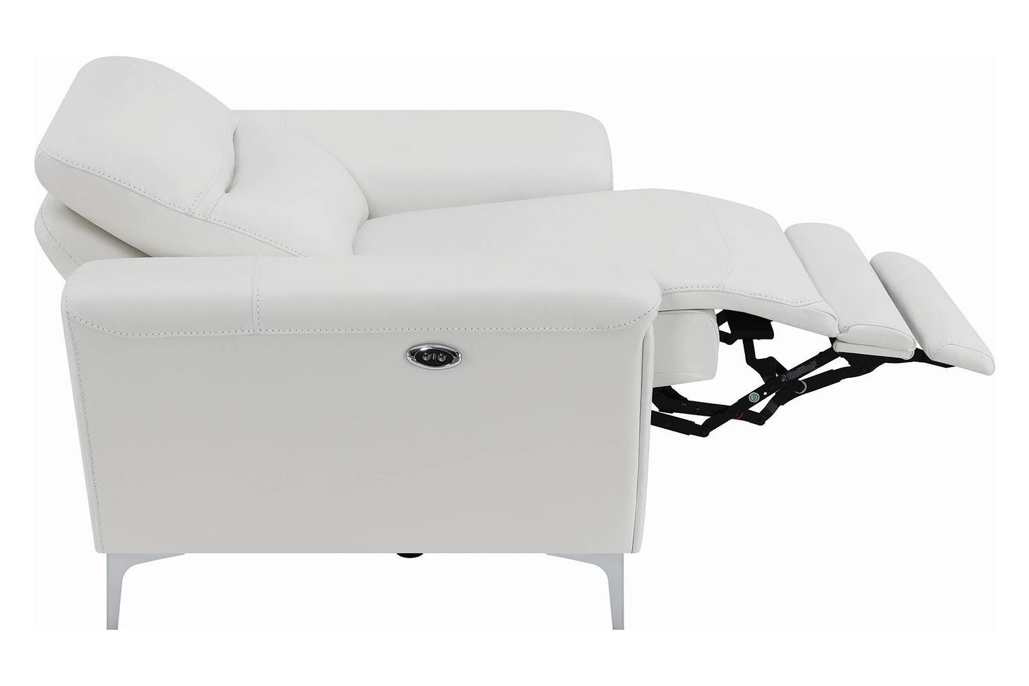 Coaster™ Largo Upholstered Power Recliner - White