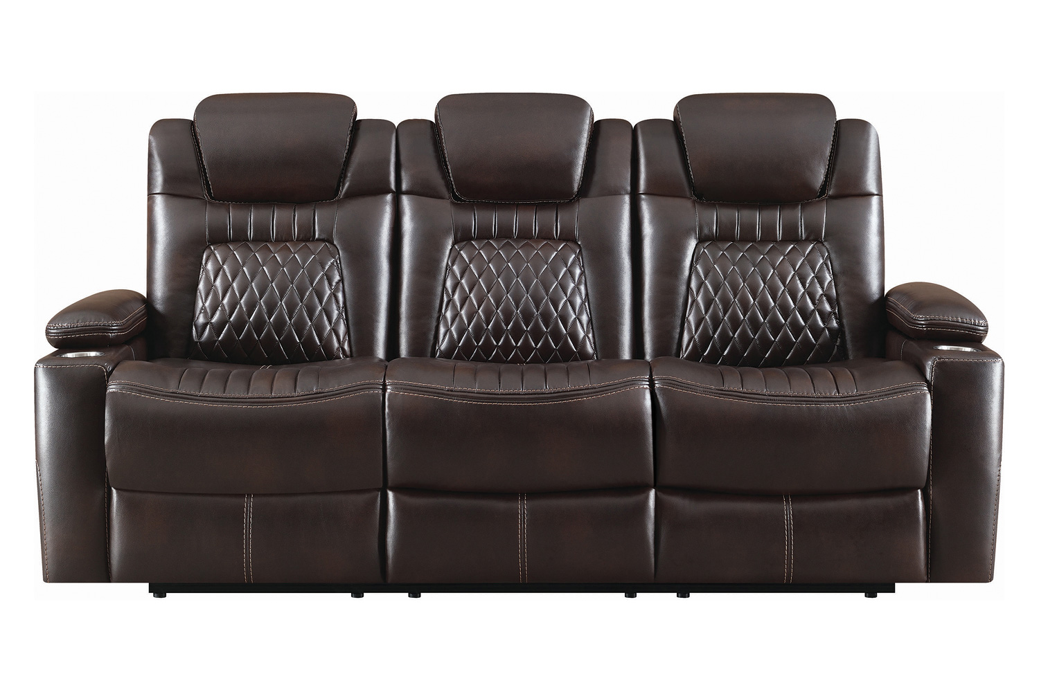 Coaster Korbach Upholstered Power Sofa - Espresso