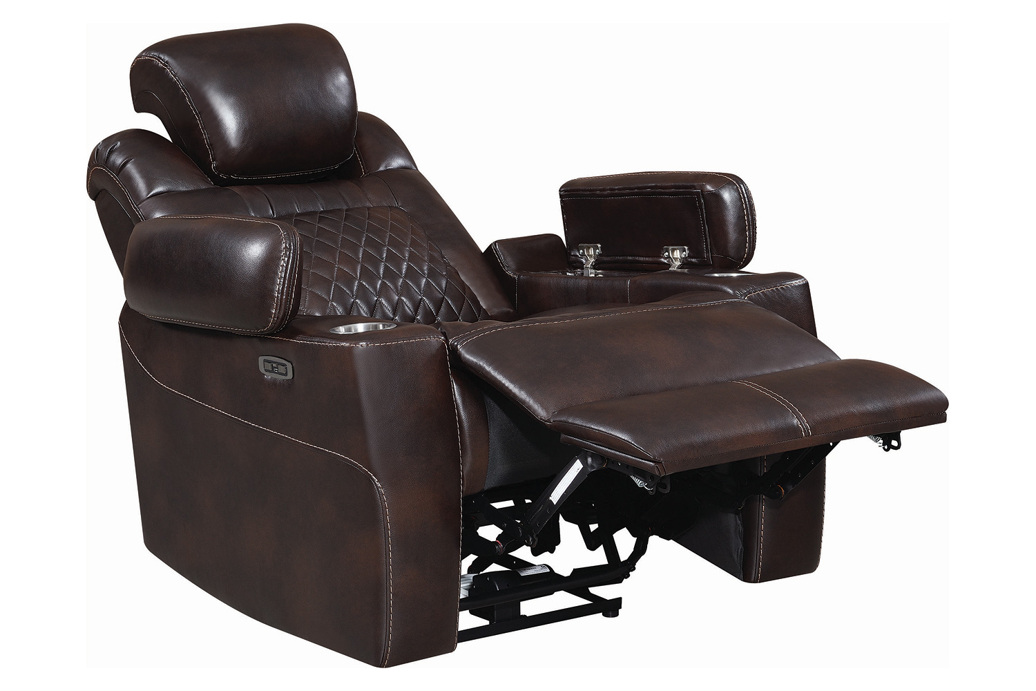 Coaster™ Korbach Upholstered Power Recliner - Espresso