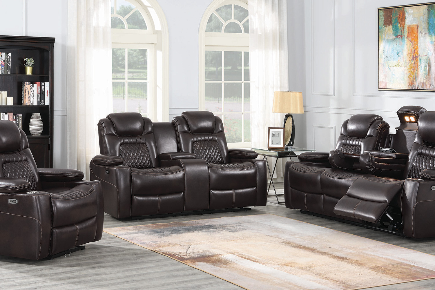 Coaster™ Korbach Upholstered Power Recliner - Espresso