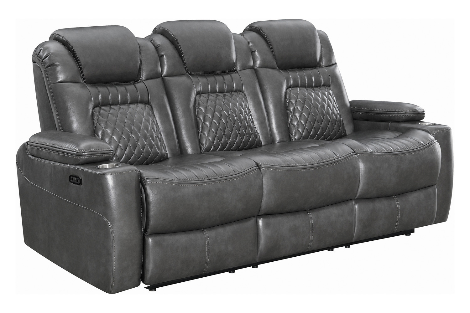 Coaster Korbach Upholstered Power Sofa - Charcoal