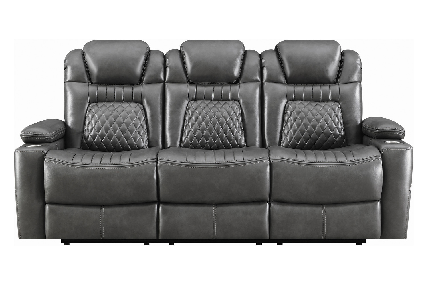 Coaster Korbach Upholstered Power Sofa - Charcoal