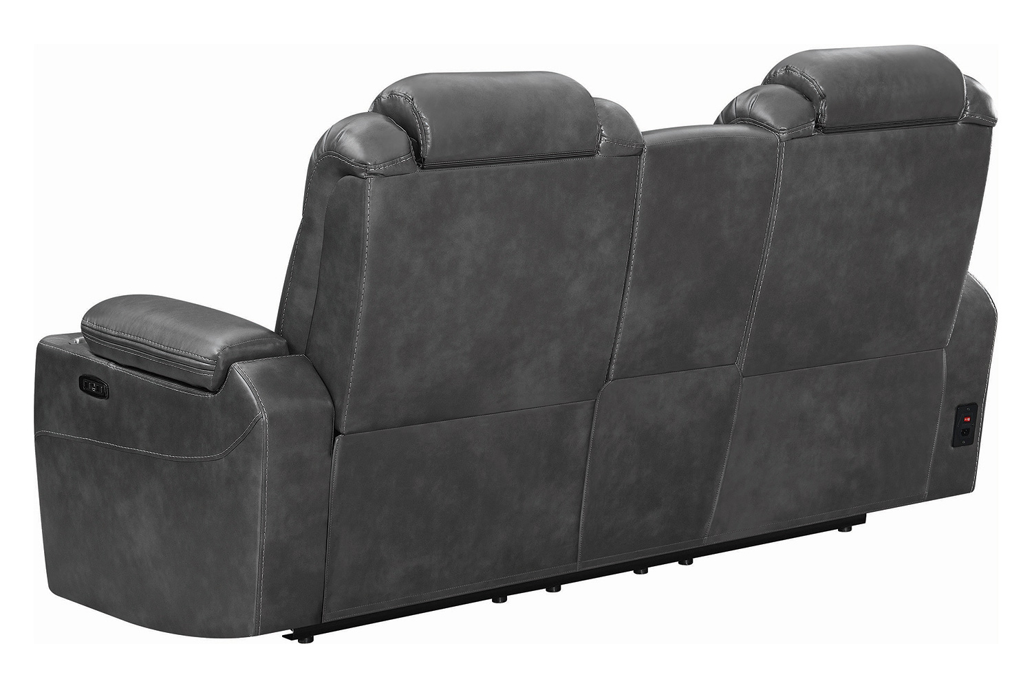 Coaster Korbach Upholstered Power Loveseat - Charcoal