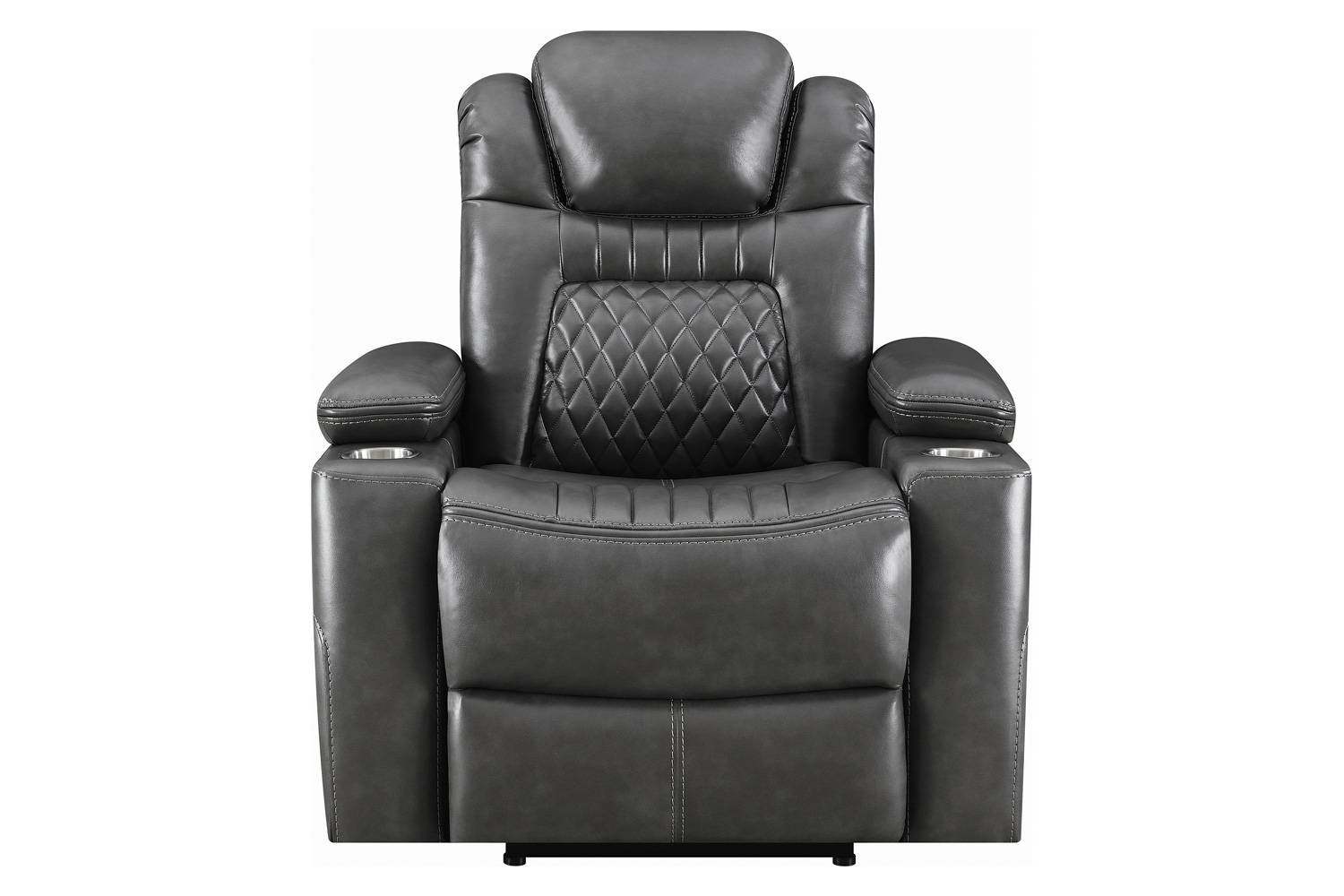 Coaster™ Korbach Upholstered Power Recliner - Charcoal