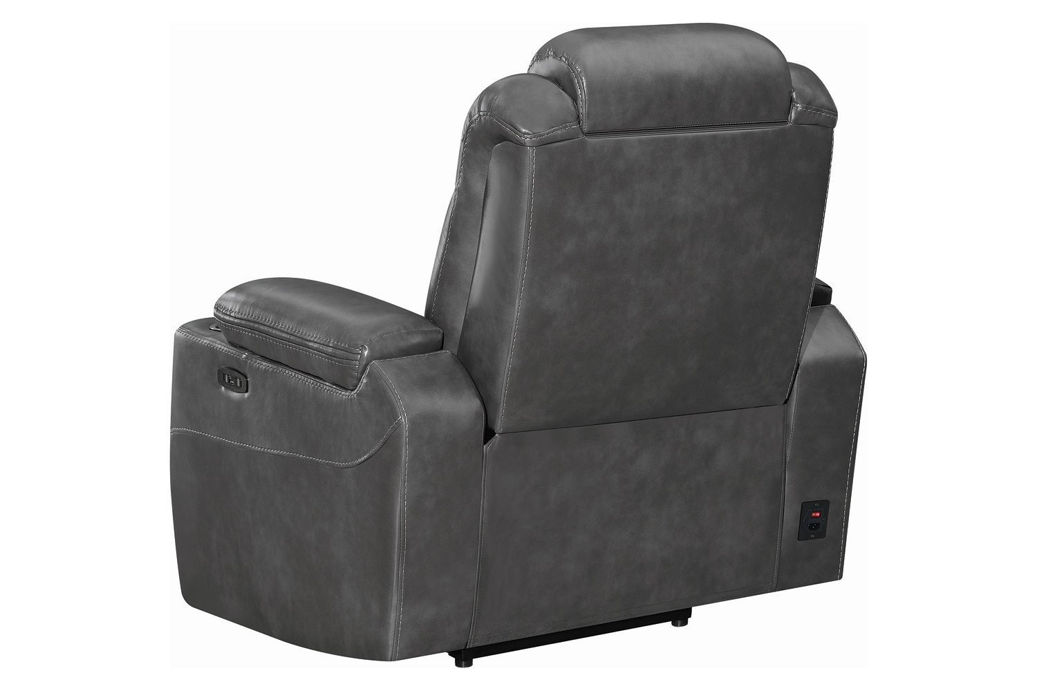 Coaster™ Korbach Upholstered Power Recliner - Charcoal