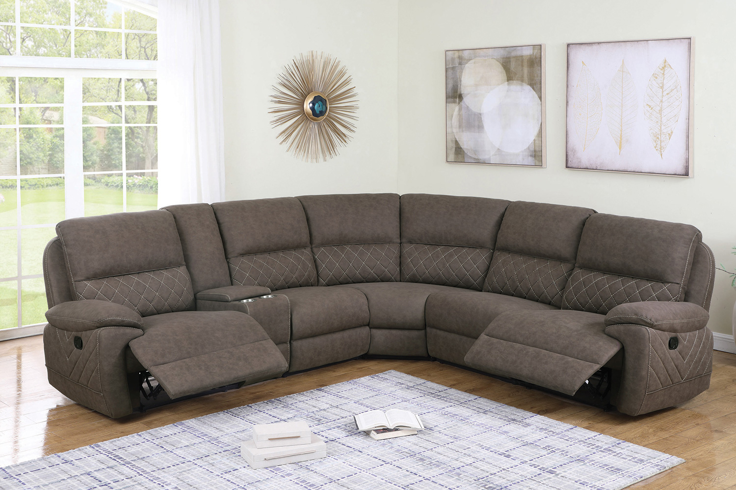 Coaster - Variel 6-Piece Modular Motion Sectional