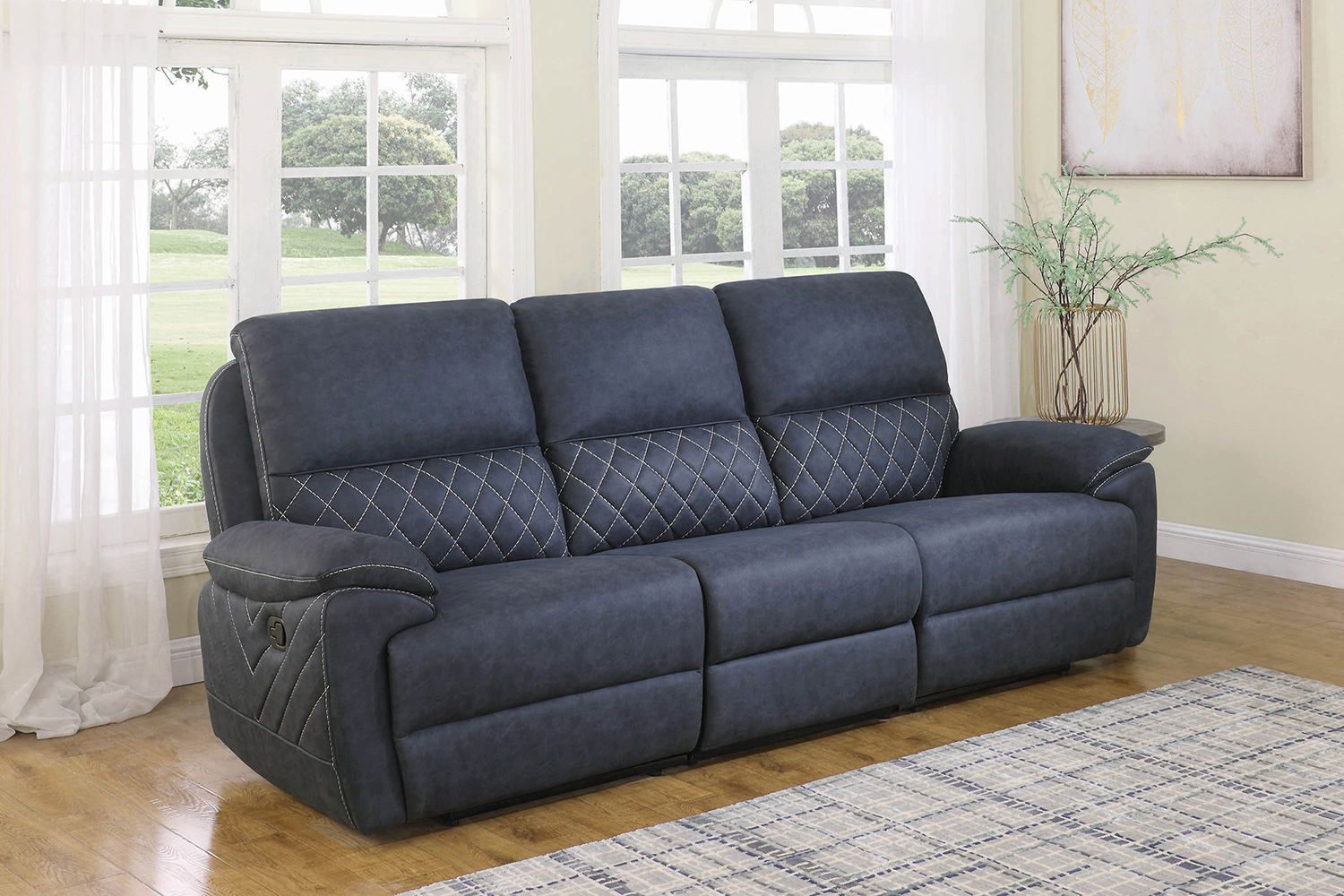 Coaster - Variel Upholstered Tufted Motion Sofa