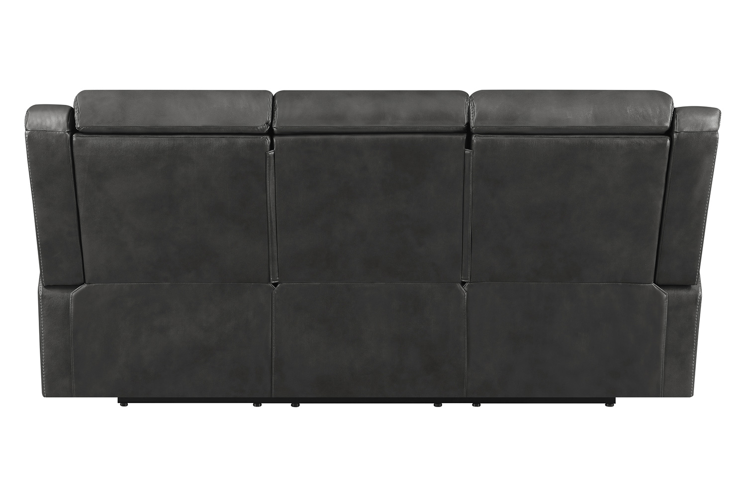 Coaster - Shallowford Upholstered Power Sofa in Hand Rubbed Charcoal