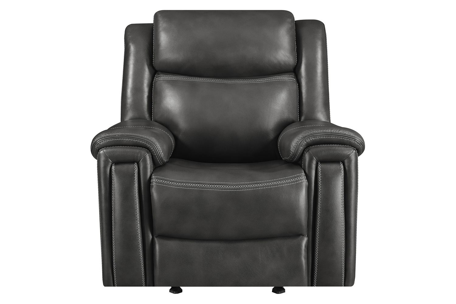 Coaster™ Shallowford Upholstered Power Glider Recliner - Hand Rubbed Charcoal